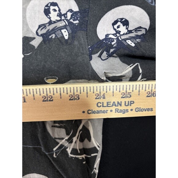 Vintage 80s City Streets Men's L Button Down Shirt Jazz Pattern - Picture 5 of 8